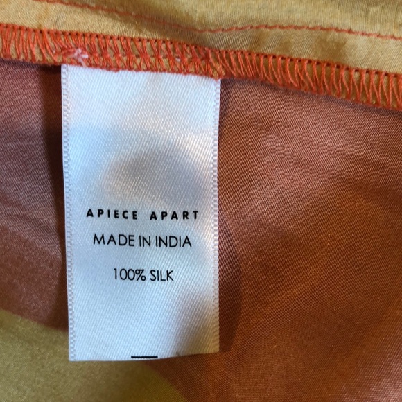 NWOt APiece Apart Silk Maxi Halter Dress Sz 4 - Picture 13 of 13